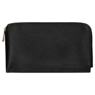 Noir – Pochette en cuir Le Foulonné