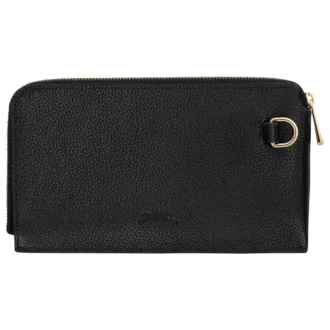 Noir – Pochette en cuir Le Foulonné