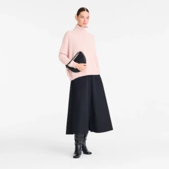 Noir – Pochette Le Roseau en cuir