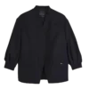 Noir – Veste en crêpe Noir – Veste en crêpe