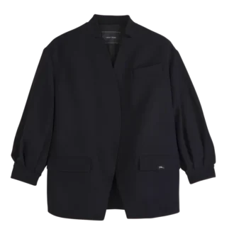 Noir – Veste en crêpe Noir – Veste en crêpe