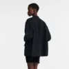 Noir – Veste en crêpe Noir – Veste en crêpe