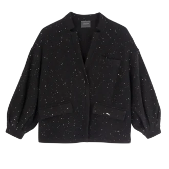 Noir – Veste kimono en maille Noir – Veste kimono en maille