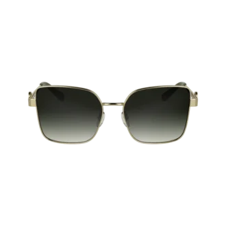 Or/Kaki – Lunettes de soleil en métal Or/Kaki – Lunettes de soleil en métal