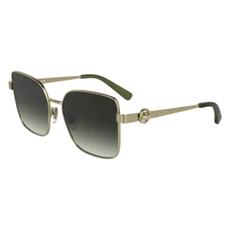 Or/Kaki – Lunettes de soleil en métal Or/Kaki – Lunettes de soleil en métal