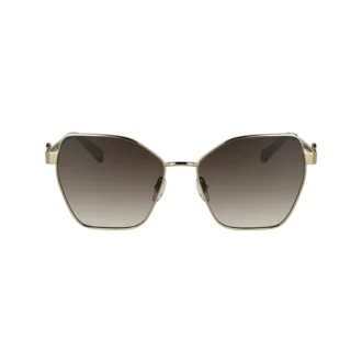 Or/Marron – Lunettes de soleil en métal Or/Marron – Lunettes de soleil en métal