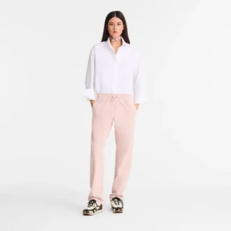 Pantalon droit en cuir Pantalon droit en cuir