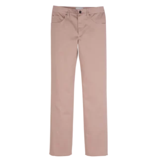 Pantalon en satin Techno rose thé