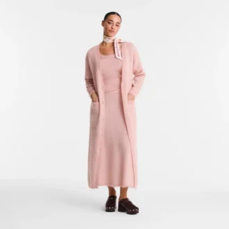 Pink Tea – Cardigan en maille