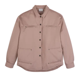 Pink Tea – Chemise en satin techno