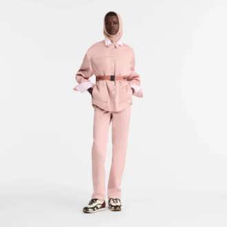 Pink Tea – Chemise en satin techno