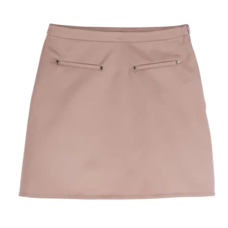 Pink Tea – Jupe en satin Techno