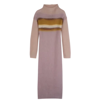 Pink Tea – Robe en maille