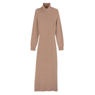 Pink Tea – Robe longue en maille