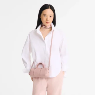 Pink Tea – Sac à main Daylong S en cuir
