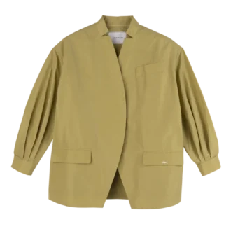 Pistache – Veste kimono en taffetas technique Pistache – Veste kimono en taffetas technique
