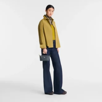 Pochette Le Pliage verte avec poignée