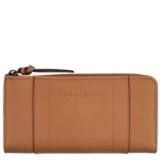 Portefeuille à fermeture éclair Longchamp 3D