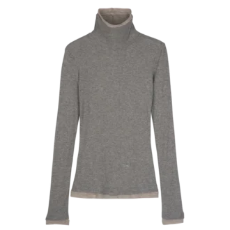 Pull à col roulé fin