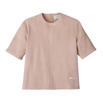 Rose – Haut court en cuir