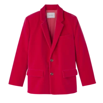 Rose – Veste en velours