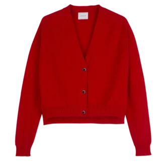 Rouge – Cardigan en maille