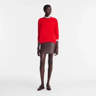 Rouge – Pull en maille Rouge – Pull en maille