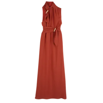 Rouge – Robe en gabardine Rouge – Robe en gabardine