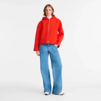 Rouge – Veste en laine