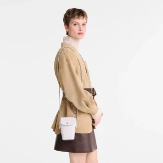 Étui pour téléphone épure avec lacet en cuir